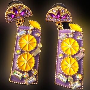 💜 Lemonade Cocktail Earrings